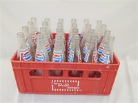 24 Pepsi Bottles in Pop Shoppe Crate