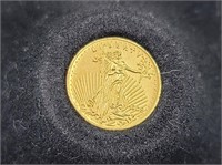 Mini 1908 St Gaudens $20 Dollar 22k Gold Coin