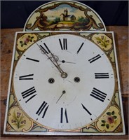 Porcelain Face & Guts Antique Grandfather Clock