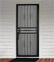 30”x 80” Black Outswing Steel Security Door