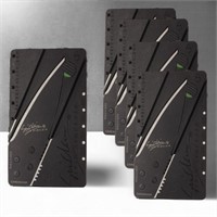 Set of 5 Sinclair Card Folding Credit Card Knife