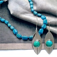 Stunning Turquoise Jewelry Set