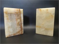 Onyx Slab Bookends