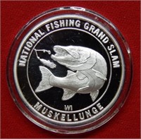 N American Fishing Club Muskellunge 1 Oz Silver