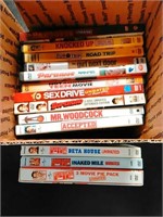 Box lot of 13 adult risque humor dvd
