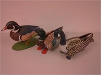 H Seiler carved ducks