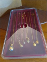 Tray of Costume Jewelry