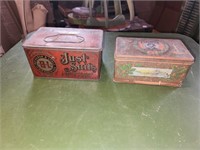 Tobacco tins