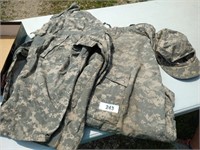 Army Large Pant & Jacket w/ Hat
