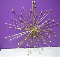 28" Atomic Style Metal Wall Art Sculpture