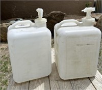 (2) 5 GAL WATER JUGS