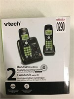 VTECH 2 HANDSET CORDLESS DIGITAL ANSWERING MACHINE
