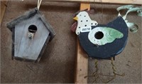 (2) Wood Bird Houses