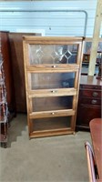 Oak barrister type book case