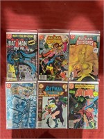 6 bagged and backed comics