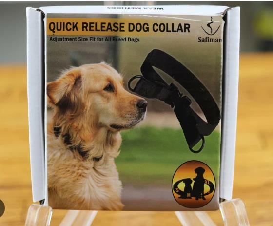 Quick relese dog collar safiman