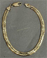 14k Gold 8" Bracelet 5 Dwt