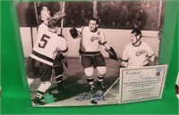 Sid Abel Signed 8x10" Hockey Photo With COA