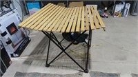 folding camp table, broken parts see photos