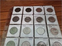 Lot of 60 Kennedy half dollars coins