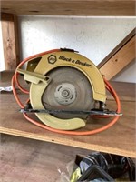 Black & Decker circular saw works as it should