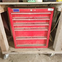 Master Mechanic Tool Box - approx 22" x 14" x 26"