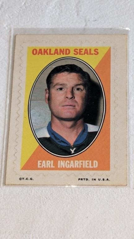 1970 71 Topps Hockey Stamp Ingarfield