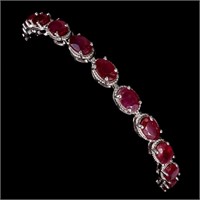 Natural Pigeon Blood Red Ruby Bracelet