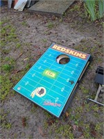 Redskins Cornhole Boards With Bean Bags Located