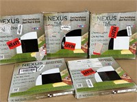 5 boxes 100sq ft total nexus peel & stick tile