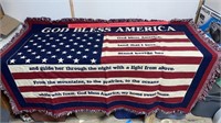 The Danbury Mint God Bless America Flag Throw