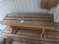 Wooden Bench L-51" W-15" H-19" (Front Porch)