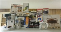 Coffee Maker, Cake Plate, Toaster, Ice Cream Maker