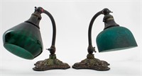 H.G. McFaddin Bellova Acorn and Oak Lamps, Pair