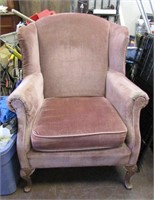 Vintage Armchair & Foot Stool