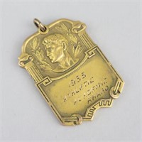 10K Gold Filled 1935 Ontelaunee Award Pendant.