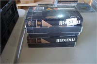 5 Maxell 6-Hour Blank VCR Tapes
