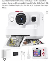Dylanto Instant Print Camera for Kids, 2.4 Inch