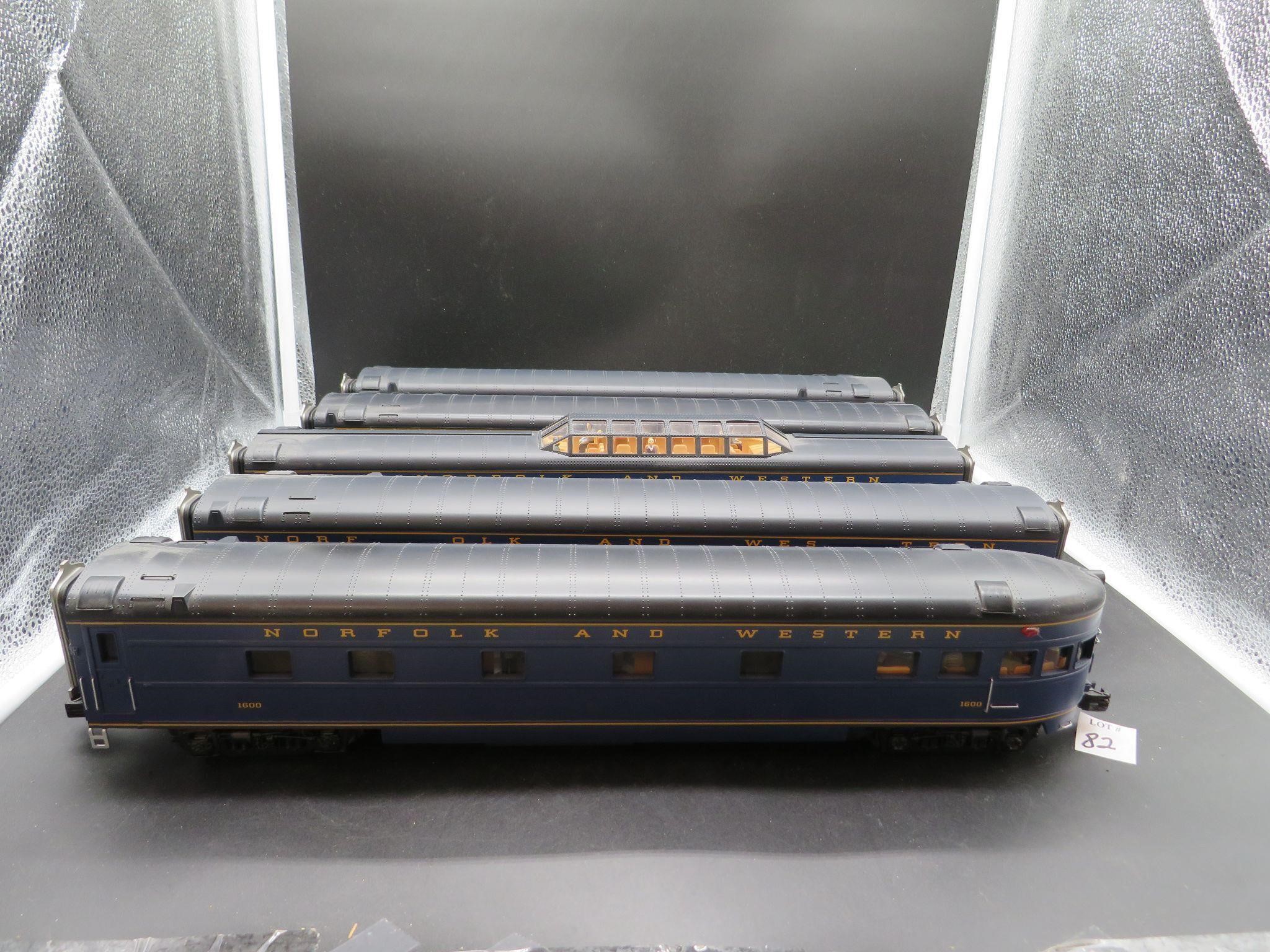 MTH 5 Car 70' Stream Lined Pass. Set 20-65245