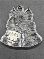 Waterford Crystal 2001 Christmas Bells Ornament