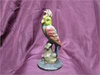 Antique cast iron Parrot door stop.