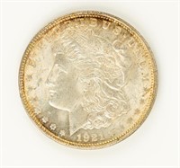 Coin 1921(P) Morgan Silver Dollar-BU