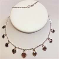 $26215 10K  Fancy Diamond (~12.4ct) Necklace