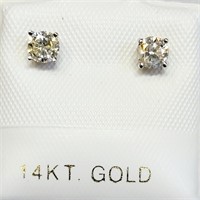 $1760 14K  Diamond(0.4ct) Earrings