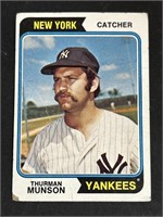 1974 Topps Thurman Munson