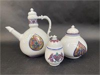 Elizabeth Arden Byzantium Teapot Lidded Jars