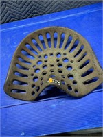 Cast-iron implement seat, 286 wrote on bottom