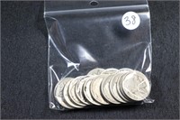 Bag Lot - 15 Mixed Date Buffalo Nickels