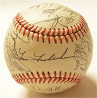 Milwaukee Brewers Team Autographed AL Baseball