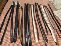 Large Lot of Belts